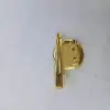 Factory direct sales of gold-plated dual-purpose chest plate brooch accessories details Picture